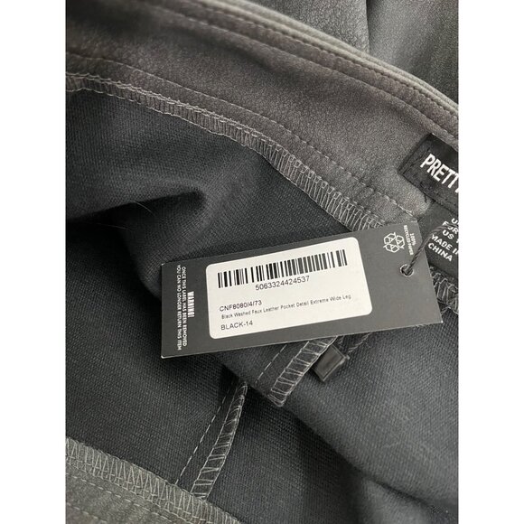 Prettylittlething Women's Pants Size 10 Dark Gray Cargo NWT - Picture 10 of 12